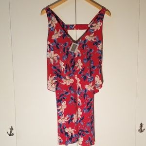 100% Silk Women's Intermix Lisette Floral Dress